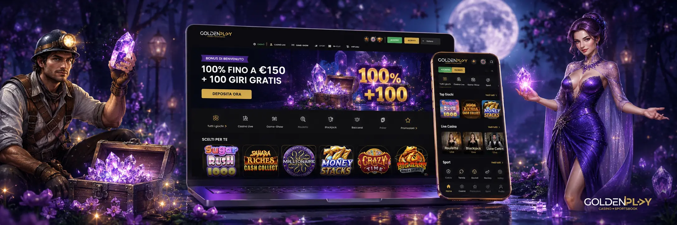 Registrazione Golden Play